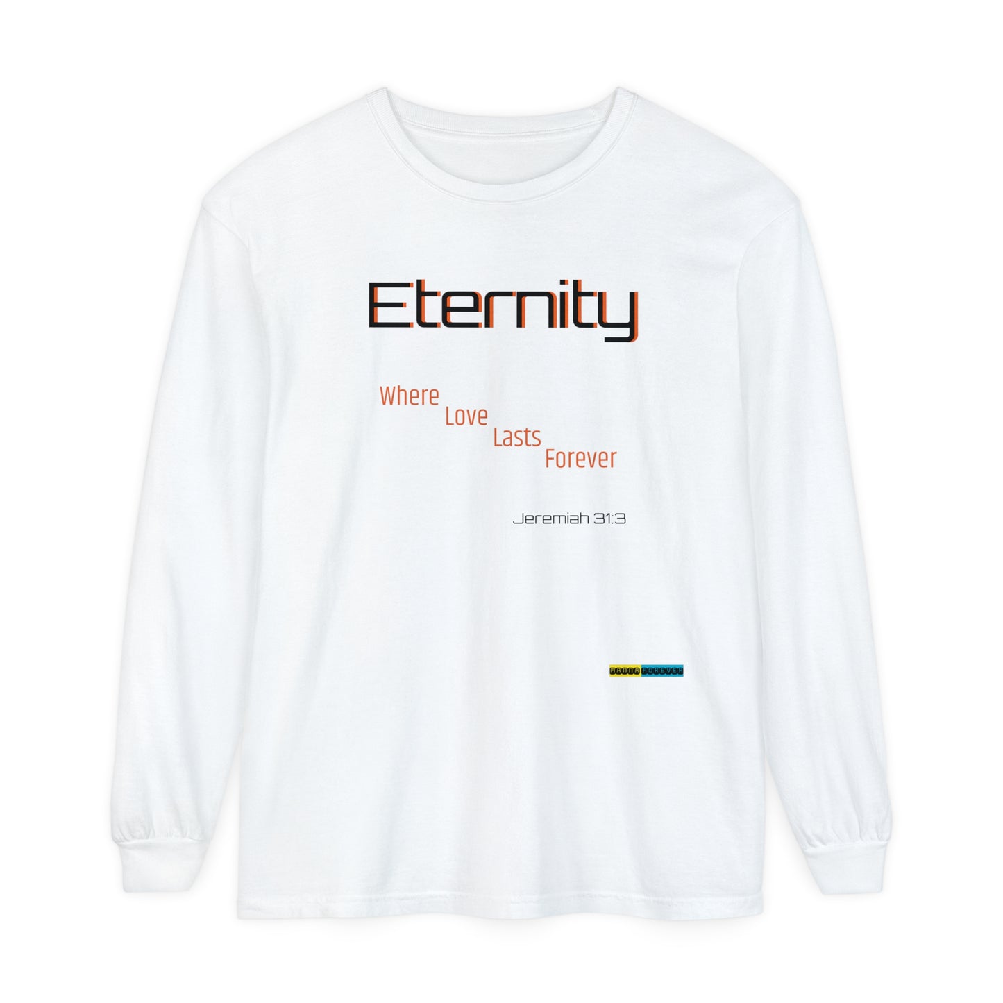 UNISEX GARMEN-DYED LONG SLEEVE SOFT T-SHIRT JEREMIAH 31:3