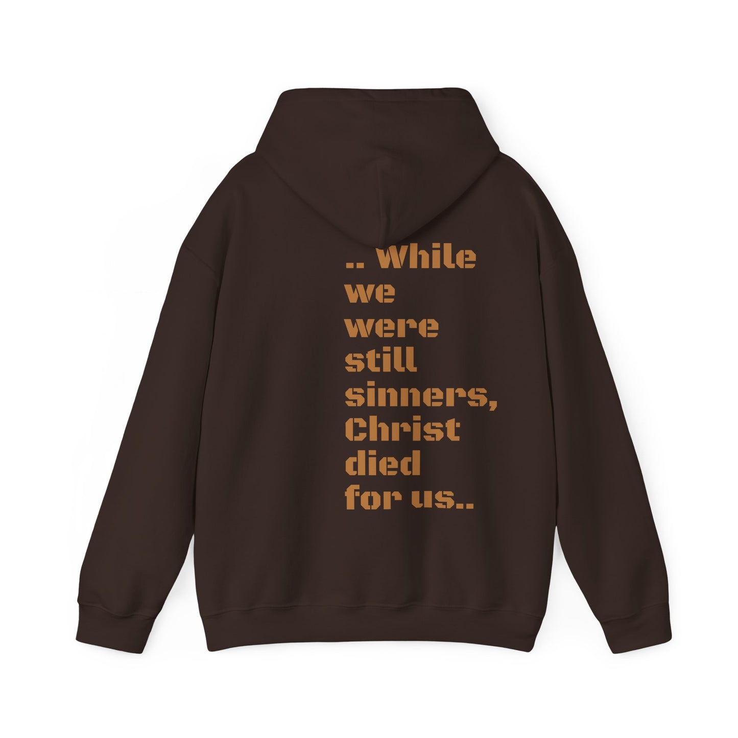 UNISEX SOFT PULLOVER HOODIE ROMANS 5:8