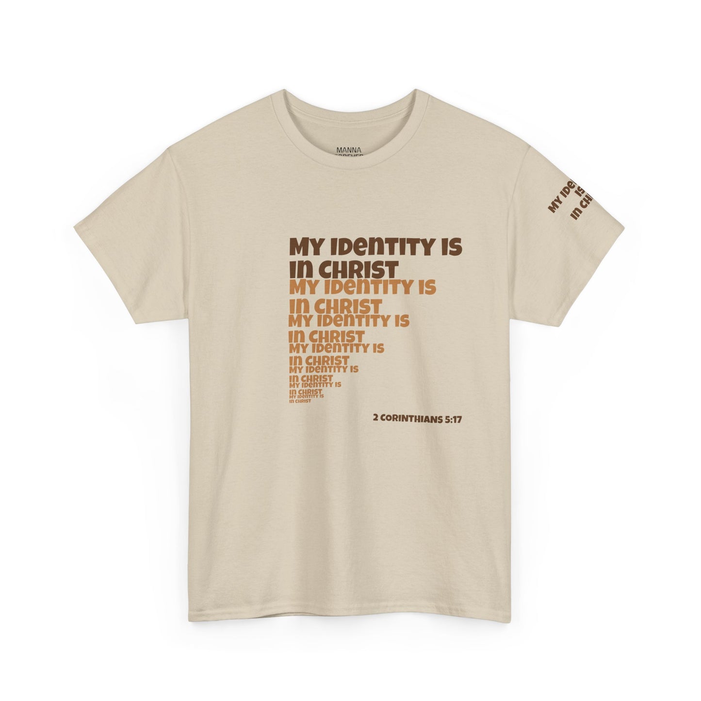 CREWNECK T-SHIRT UNISEX IDENTITY IN CHRIST