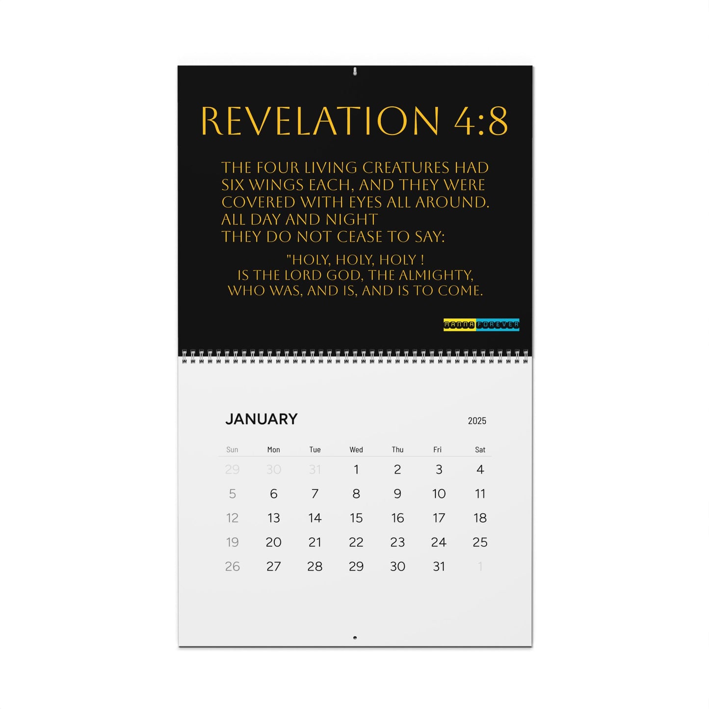 WALL CALENDARS 2025 EDITION HEAVENLY WORSHIP AND PRAISE