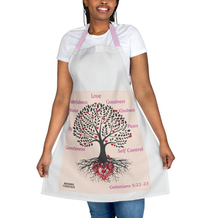 UNISEX TWO TONE APRON FRUITS OF THE SPIRIT GALATIANS 5:22-23