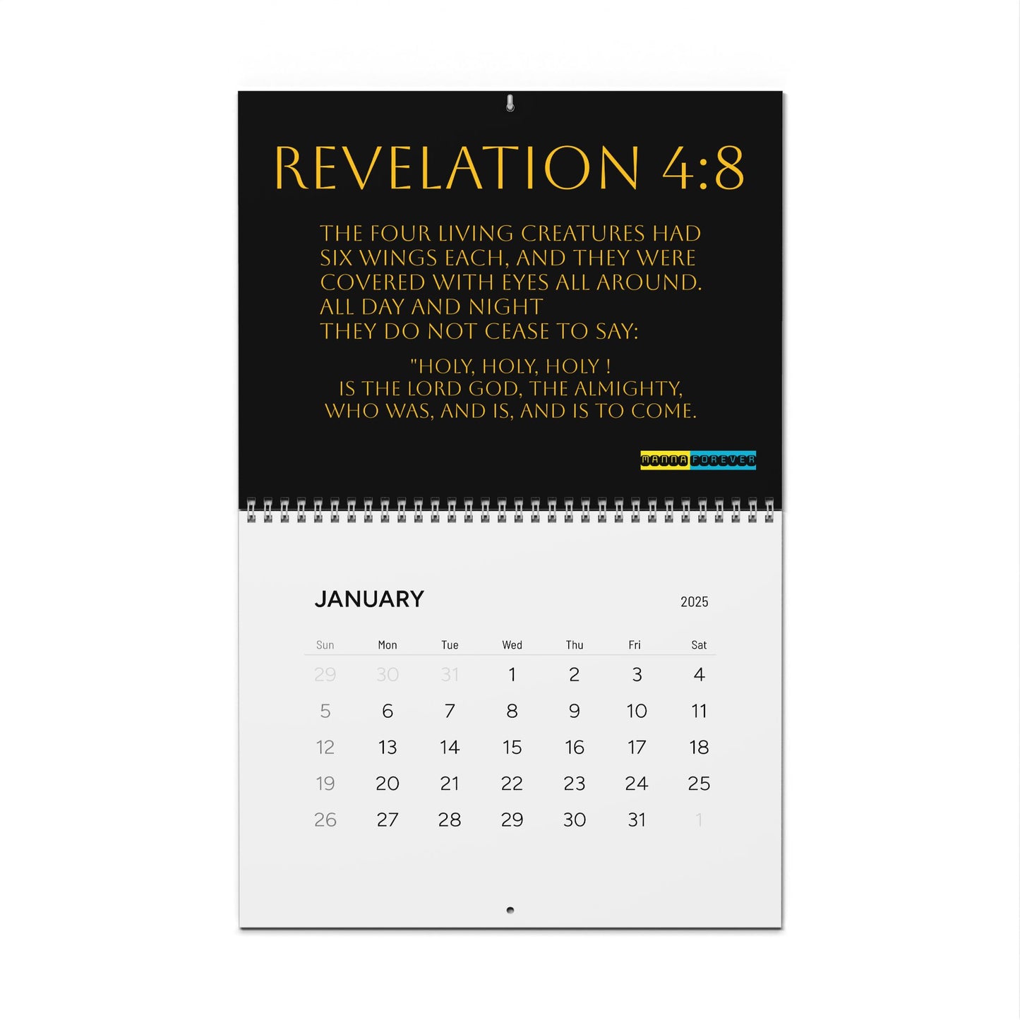 WALL CALENDARS 2025 EDITION HEAVENLY WORSHIP AND PRAISE