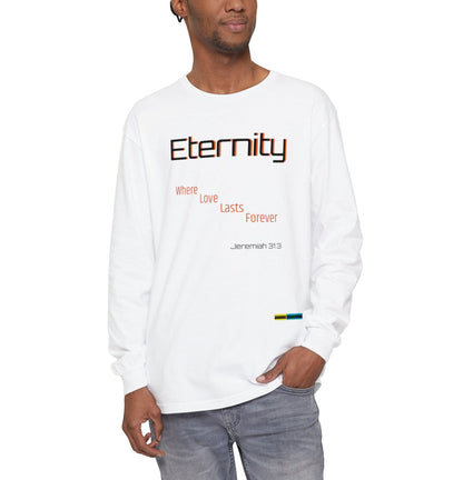 UNISEX GARMEN-DYED LONG SLEEVE SOFT T-SHIRT JEREMIAH 31:3