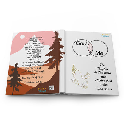 GOD AND ME HARDCOVER JOURNAL MATTE FINNISH