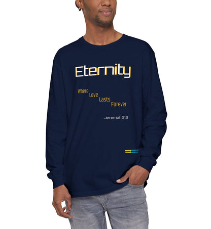 UNISEX GARMEN-DYED LONG SLEEVE SOFT T-SHIRT JEREMIAH 31:3