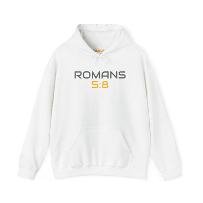 UNISEX SOFT PULLOVER HOODIE ROMANS 5:8