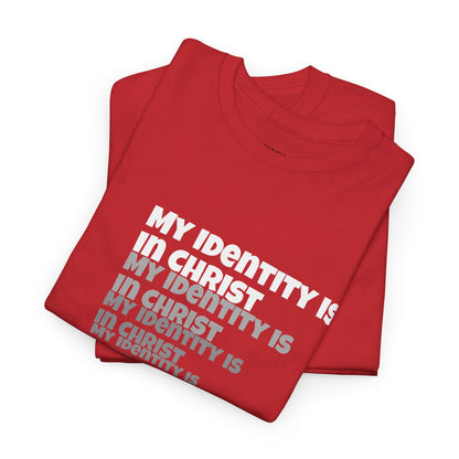 CREWNECK T-SHIRT UNISEX IDENTITY IN CHRIST