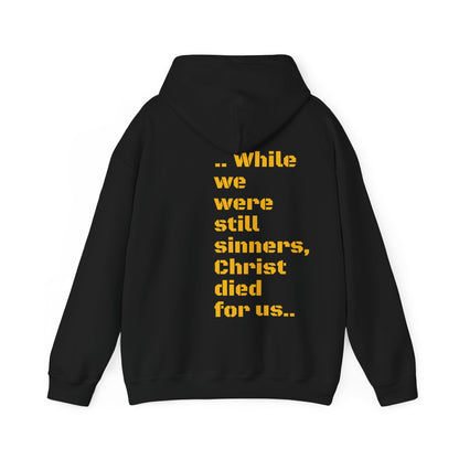 UNISEX SOFT PULLOVER HOODIE ROMANS 5:8