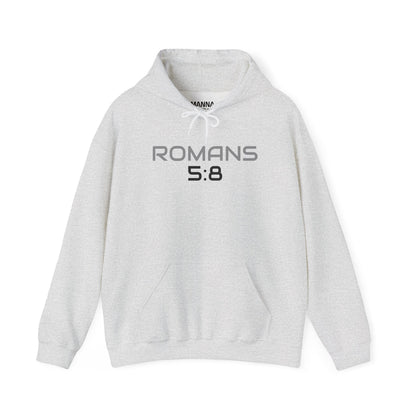 UNISEX SOFT PULLOVER HOODIE ROMANS 5:8