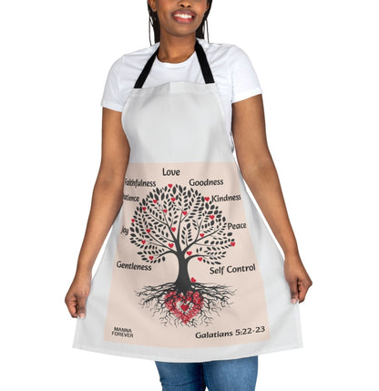 UNISEX TWO TONE APRON FRUITS OF THE SPIRIT GALATIANS 5:22-23