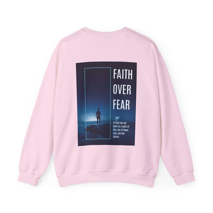 UNISEX CREWNECK SWEATSHIRT 2 TIMOTHY 1:7 FAITH OVER FEAR