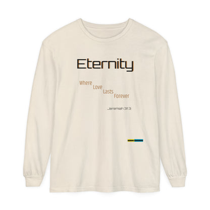 UNISEX GARMEN-DYED LONG SLEEVE SOFT T-SHIRT JEREMIAH 31:3