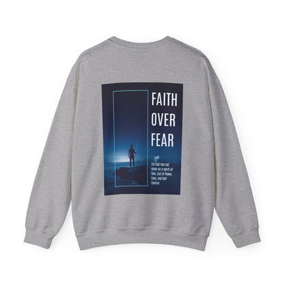 UNISEX CREWNECK SWEATSHIRT 2 TIMOTHY 1:7 FAITH OVER FEAR