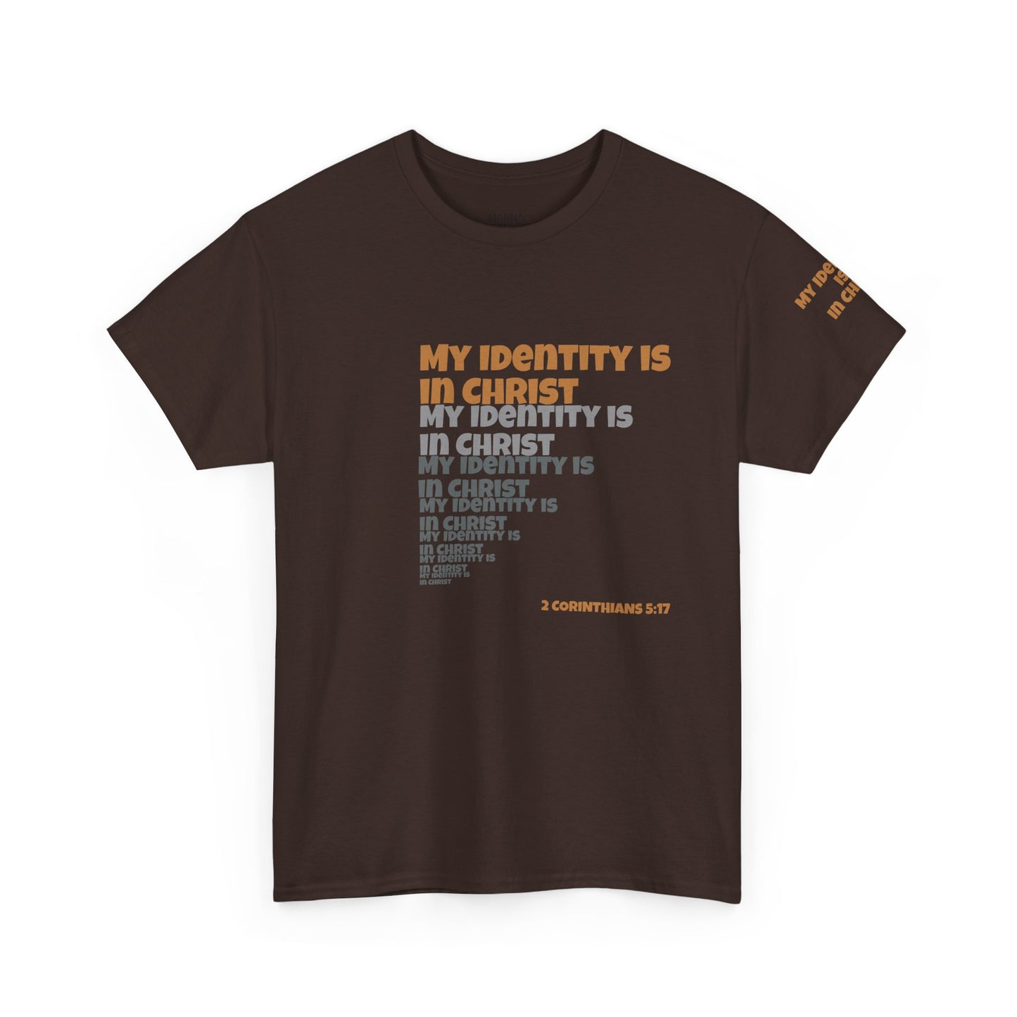 CREWNECK T-SHIRT UNISEX IDENTITY IN CHRIST