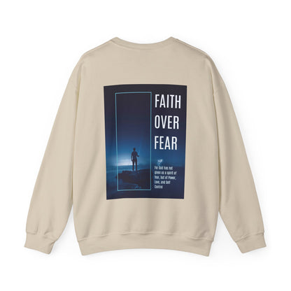 UNISEX CREWNECK SWEATSHIRT 2 TIMOTHY 1:7 FAITH OVER FEAR