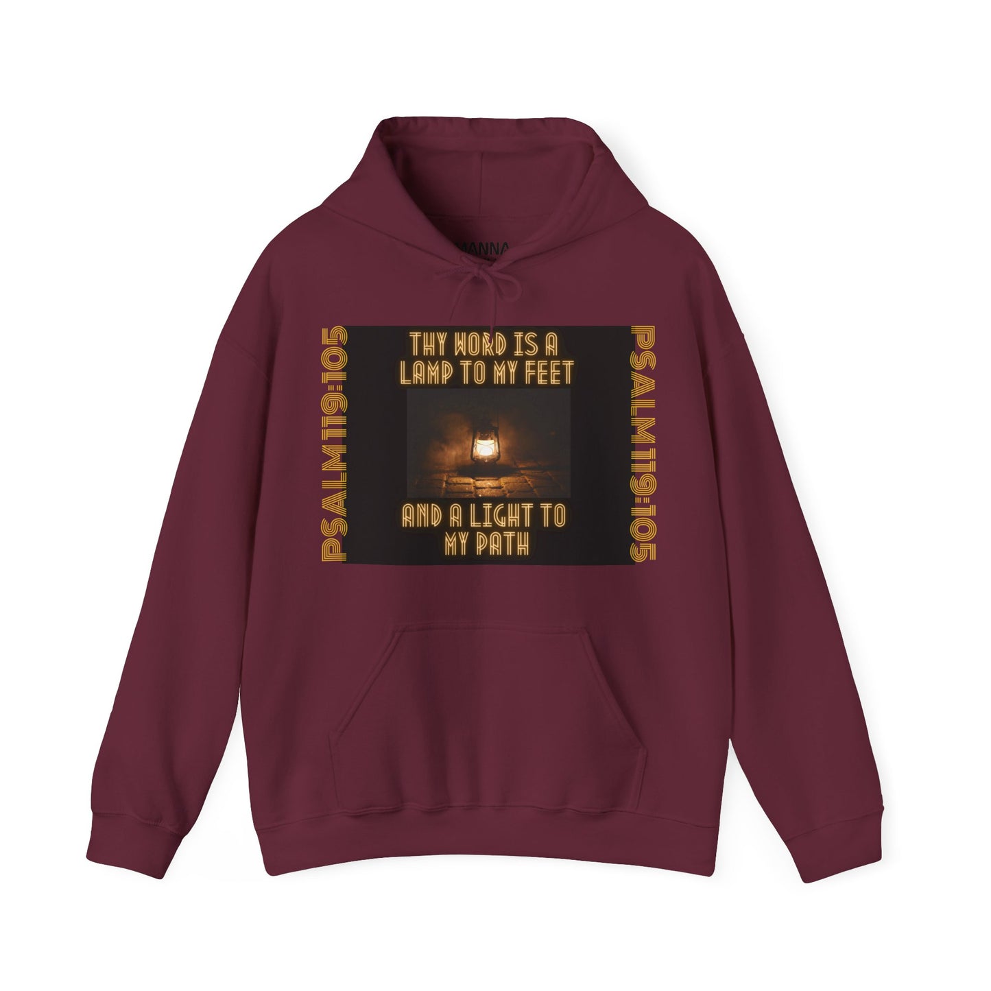 UNISEX SOFT PULLOVER HOODIE THY WORD IS A LAMP PSALM 119:105