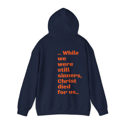 UNISEX SOFT PULLOVER HOODIE ROMANS 5:8