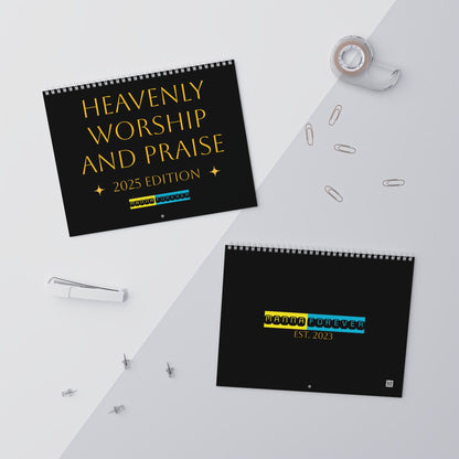 WALL CALENDARS 2025 EDITION HEAVENLY WORSHIP AND PRAISE