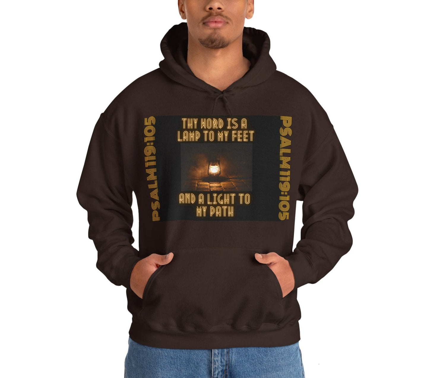 UNISEX SOFT PULLOVER HOODIE THY WORD IS A LAMP PSALM 119:105