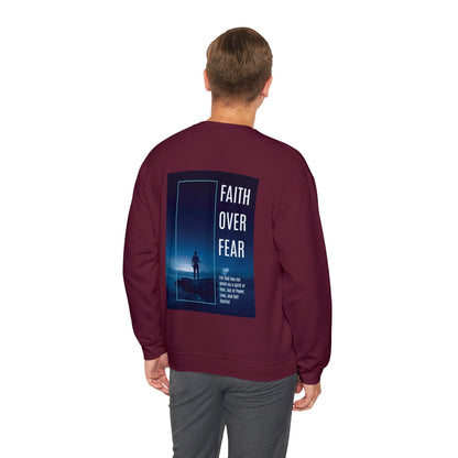 UNISEX CREWNECK SWEATSHIRT 2 TIMOTHY 1:7 FAITH OVER FEAR