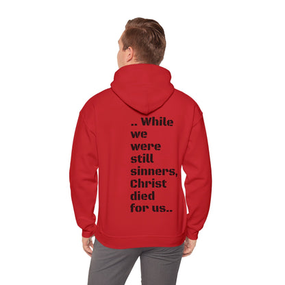 UNISEX SOFT PULLOVER HOODIE ROMANS 5:8