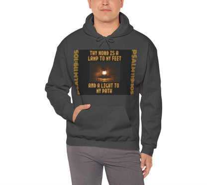 UNISEX SOFT PULLOVER HOODIE THY WORD IS A LAMP PSALM 119:105